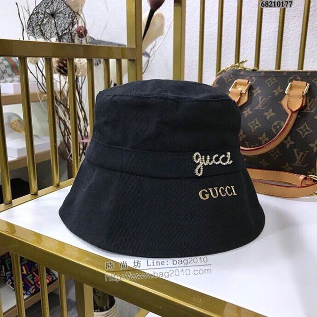 Gucci男女同款帽子 古馳印花簡約風折疊款漁夫帽  mm1141